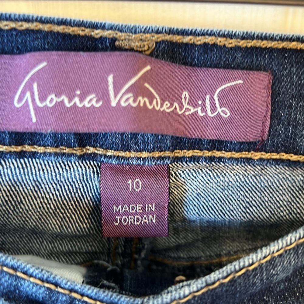 Gloria Vanderbilt Amanda denim jeans size 10 - Picture 3 of 5